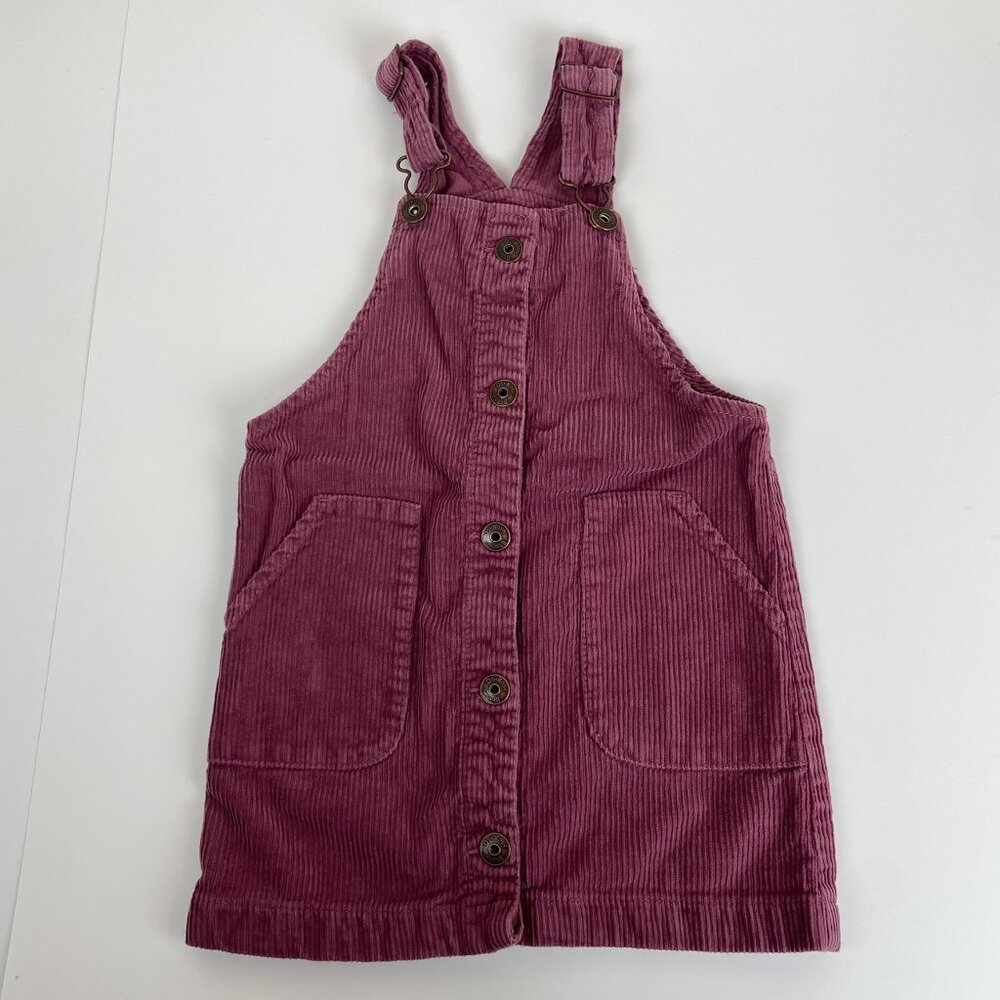 OshKosh B'Gosh Dress Purple Corduroy Skirtall Jumper 100% Cotton, Girl’s Size 4T